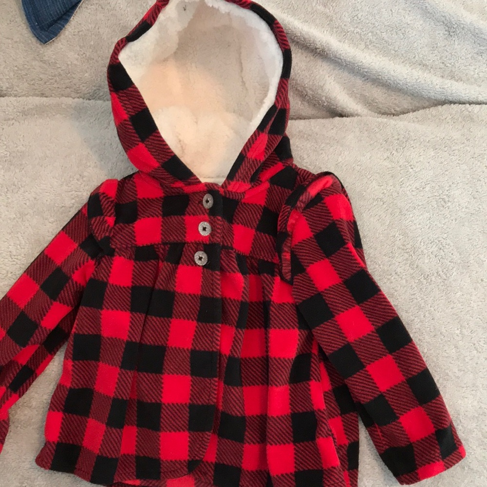 Carter’s plaid fleece jacket